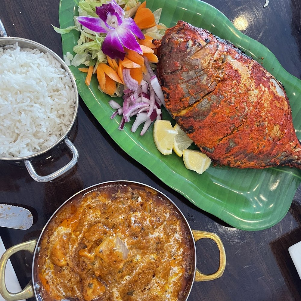 flame indian grill - Tikka Masala Sauce w/ chicken   Fish Chettinad - Indian Near Me - Bayonne, New Jersey