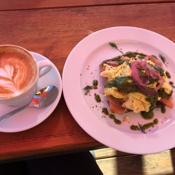 Blacksmith - Flat white and dill scramble - Coffee & Tea Near Me - Houston, Texas Blacksmith - Flat white and dill scramble - Coffee & Tea Near Me - Houston, Texas