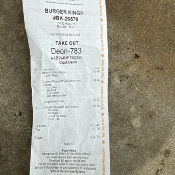 Burger King - Burgers Near Me - Mccalla, Alabama Burger King - Burgers Near Me - Mccalla, Alabama