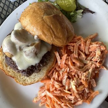 The Goat Kitchen & Bar - a hamburger and coleslaw - Mediterranean Near Me - Carbondale, Colorado The Goat Kitchen & Bar - a hamburger and coleslaw - Mediterranean Near Me - Carbondale, Colorado