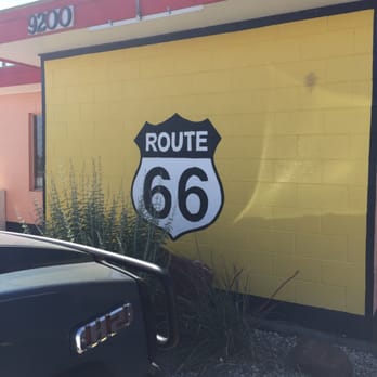 Cafe 66 - Wall outside of the diner - Mexican Near Me - Albuquerque, New Mexico