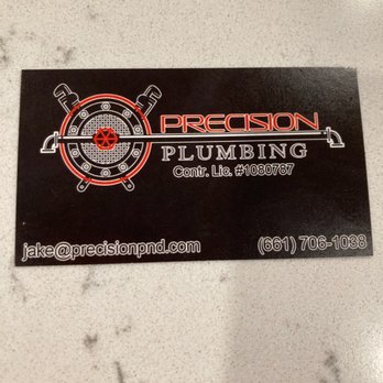 Precision Plumbing and Drain - Jake's business card - Plumbing Near Me - Bakersfield, California Precision Plumbing and Drain - Jake's business card - Plumbing Near Me - Bakersfield, California