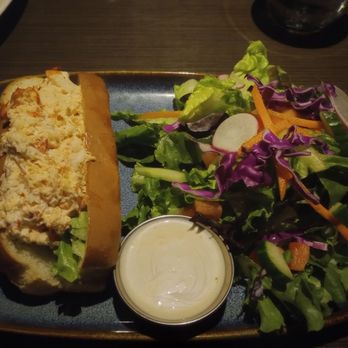 McKelvie's - Lobster roll with salad. Dressing on the side. $31. - Seafood Near Me - Halifax, Nova Scotia