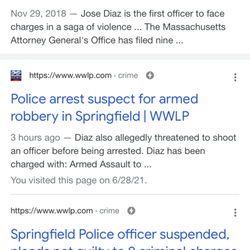 Armed robbery? He never stope anything. Should have let him walk home.