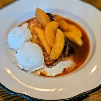 The Katherine - Peach French toast - New American Near Me - Fort Lauderdale, Florida The Katherine - Peach French toast - New American Near Me - Fort Lauderdale, Florida