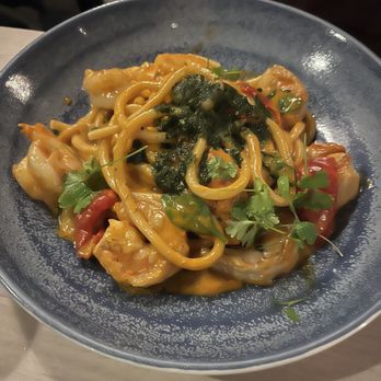 Narcoossee's - Gulf Shrimp Bucatini - New American Near Me - Lake Buena Vista, Florida