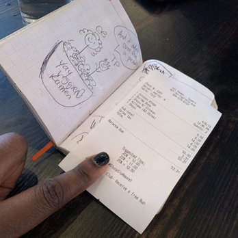Ani Ramen House - Check. They have a cute presenter with notes from previous guests. - Ramen Near Me - Summit, New Jersey