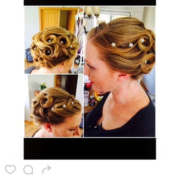 Michael David Hair Design - Swirly wedding-do by Dev - Hair Salons Near Me - Poway, California