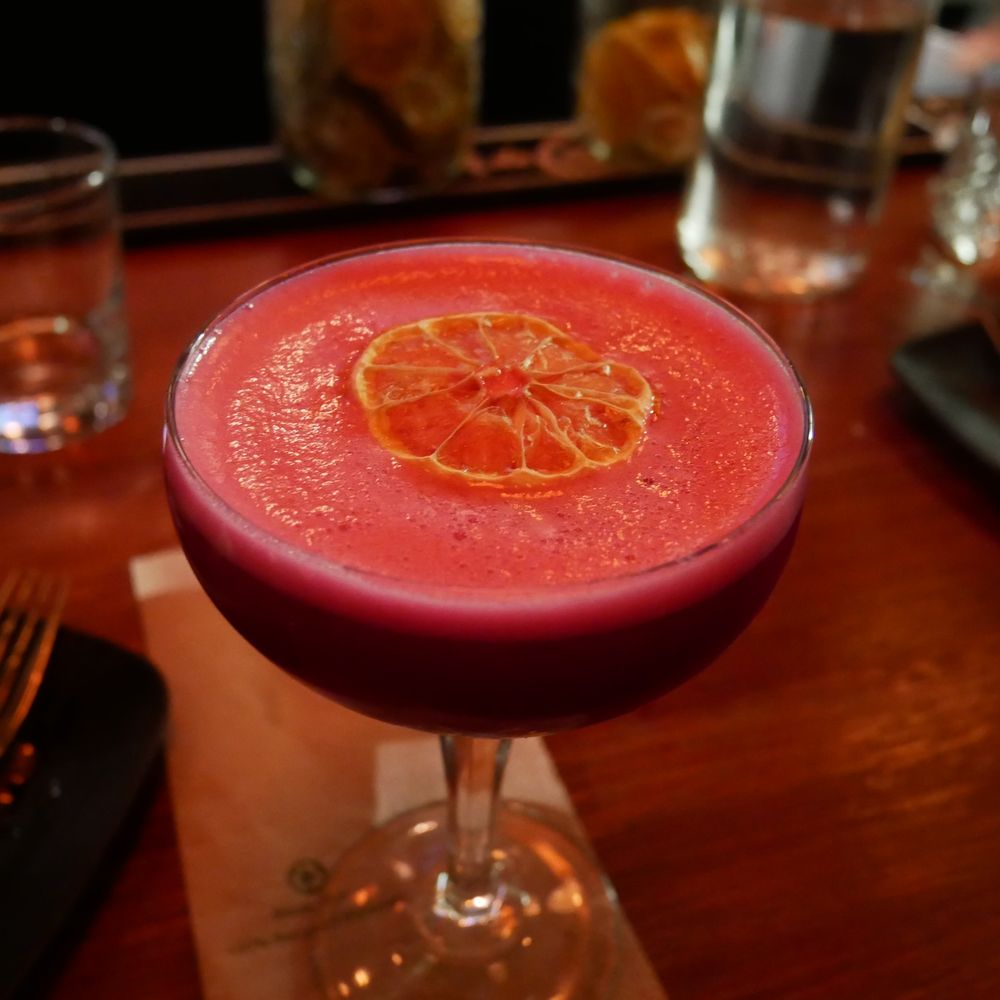Block Kitchen + Bar - Beetroot cocktail - Sandwiches Near Me - Banff, Alberta Block Kitchen + Bar - Beetroot cocktail - Sandwiches Near Me - Banff, Alberta