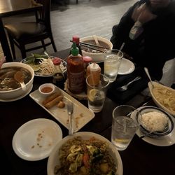 Thai Basil - Pineapple fried rice  Beef pho  Spring rolls Spicy curry
