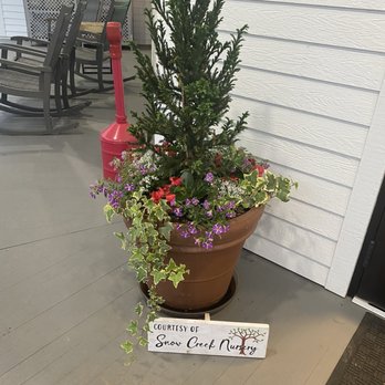 Sago's - Beautiful planter showcasing a local nursery's plant. - Convenience Stores Near Me - Penhook, Virginia Sago's - Beautiful planter showcasing a local nursery's plant. - Convenience Stores Near Me - Penhook, Virginia