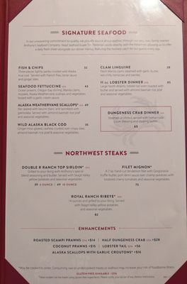 Menu photo 1 Anthony's HomePort Everett Everett, WA Menu photo 1 Anthony's HomePort Everett Everett, WA