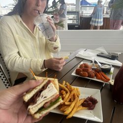Turkey club and buffalo chicken bites