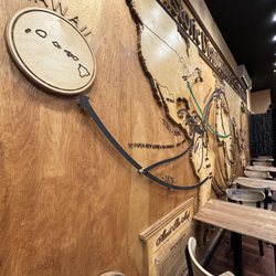Qahwah House - Exquisite carved mural
