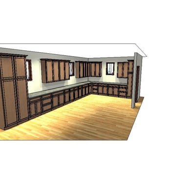Sincere Home Decor - One of their design s they came up with for my garage. Done quickly and to the point. - Home Decor Near Me - Tracy, California
