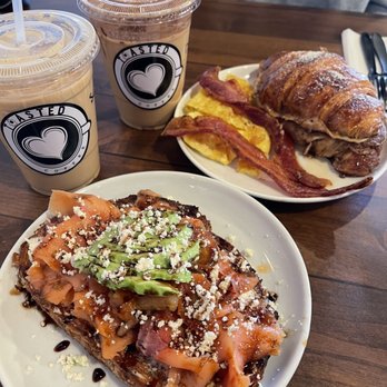 Toasted - Lox Toast, French toast croissant, Salted Caramel Coconut latte, Dulce de leche latte - Coffee & Tea Near Me - Riverside, California Toasted - Lox Toast, French toast croissant, Salted Caramel Coconut latte, Dulce de leche latte - Coffee & Tea Near Me - Riverside, California