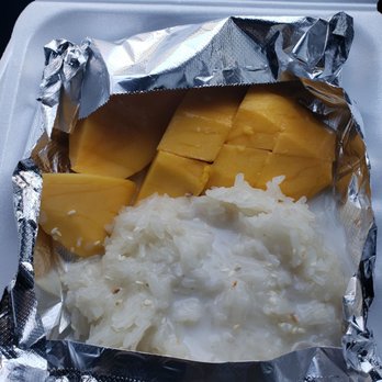 Green Mango Thai - Mango sticky rice - Thai Near Me - Rancho Cucamonga, California
