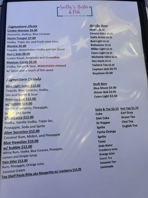 Menu photo 3 Scotty's Bistro & Pub Coleman, TX