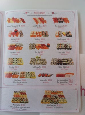 Menu photo 6 Miss Sushi Barcelona, B