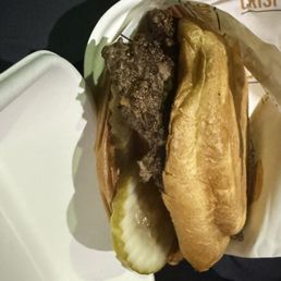My burger plus pickles
