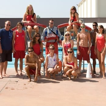 Tom Sawyer Camps - Some of our Pool Staff, self-proclaimed "Cool Staff" - Summer Camps Near Me - Altadena, California