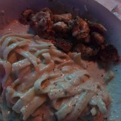 The Office Bar - Shrimp Fettuccine pasta
