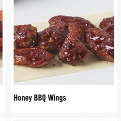 Domino's - This is the menu picture of honey bbq wings!