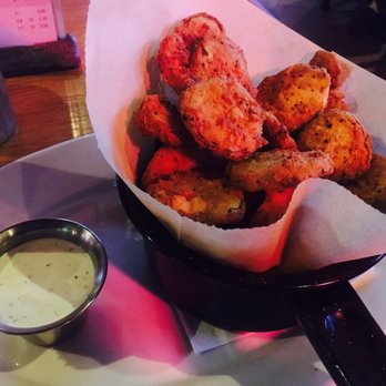 Twin Peaks - Fried pickles are awesome starter...perfect for a group - American Near Me - Wichita, Kansas Twin Peaks - Fried pickles are awesome starter...perfect for a group - American Near Me - Wichita, Kansas
