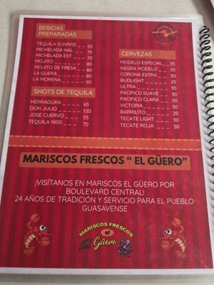 Menu photo 2 El Güero Guasave, SIN