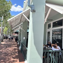 Really nice outdoor seating