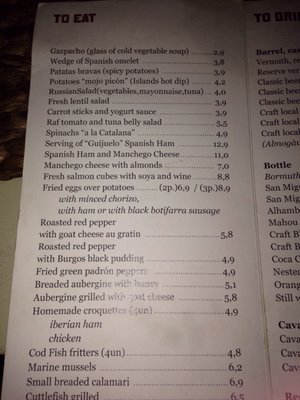 Menu photo 6 Bormuth Barcelona, B