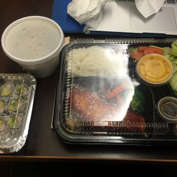 Okinii - Salmon Teriyaki Lunch Special - Sushi Bars Near Me - New York, New York Okinii - Salmon Teriyaki Lunch Special - Sushi Bars Near Me - New York, New York