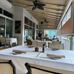 Fin Bistro - Patio seating