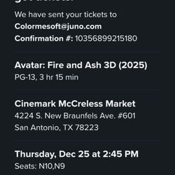Cinemark Theatres - Receipt