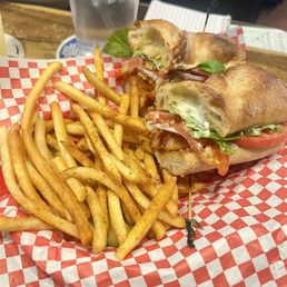 Shrimp Po' Boy (ask to add blue cheese; their's is THE best) Shrimp Po' Boy (ask to add blue cheese; their's is THE best)