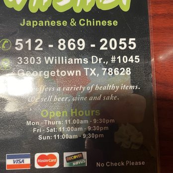 Wasabi - Store info - Japanese Near Me - Georgetown, Texas