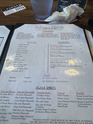 Menu photo 2 Fuego Prime Lodi, CA