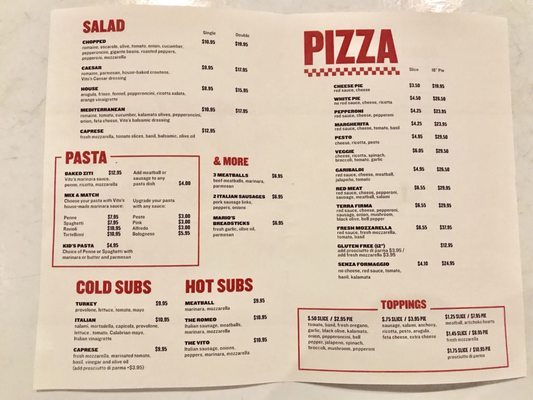 Menu photo 2 Vito's Pizza Santa Monica, CA
