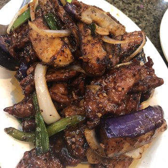 My Place - Eggplant and beef, not on the menu but you can ask them to make it for you. A bit oily but it was sooo delicious!! - Chinese Near Me - Chicago, Illinois