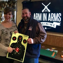 Arm In Arms Training - Graduates of NRA Basic Pistol Shooting course.