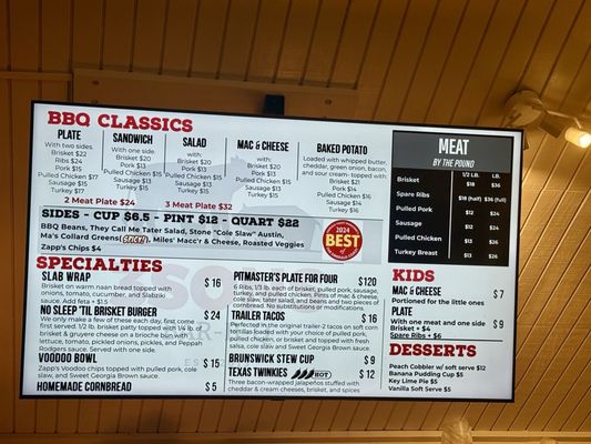 Menu photo 1 3 Sons Bar B Q Santa Rosa Beach, FL