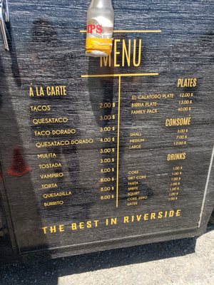 Menu photo 2 Tocayo Birrieria Riverside, CA