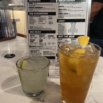 Silver Creek Barbeque - Margarita and sweet tea cocktail - Barbeque Near Me - San Jose, California