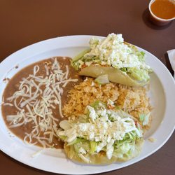 Rose’s Mexican Restaurant - Puff Tacos made with the best seasoned chicken ever and they are stuffed.  Two filled me up!!