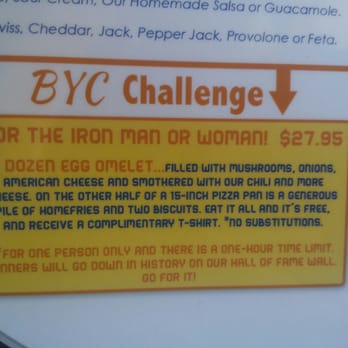Broken Yolk Cafe - They even have a Man vs. Food challenge! - Breakfast & Brunch Near Me - Orange, California Broken Yolk Cafe - They even have a Man vs. Food challenge! - Breakfast & Brunch Near Me - Orange, California