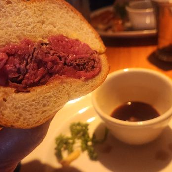 R+D Kitchen - Rare as ordered. Prime Rib Sandwich. - New American Near Me - Newport Beach, California R+D Kitchen - Rare as ordered. Prime Rib Sandwich. - New American Near Me - Newport Beach, California