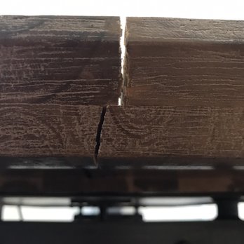 Living Spaces - Cracked all the way through as delivered - Furniture Stores Near Me - Irvine, California Living Spaces - Cracked all the way through as delivered - Furniture Stores Near Me - Irvine, California