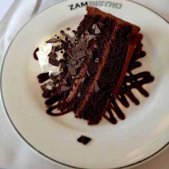 Zambistro Restaurant - Zambistro Chocolate Cake - New American Near Me - Medina, New York Zambistro Restaurant - Zambistro Chocolate Cake - New American Near Me - Medina, New York