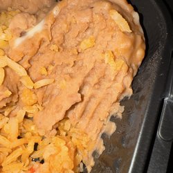 Mi Pueblito - You can see the marks from the can on the beans.