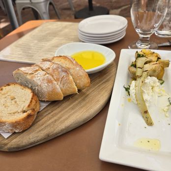 La Boca - Delicious baguette with dipping sauce to enjoy with our grilled shrimp tapas - Tapas Bars Near Me - Santa Fe, New Mexico La Boca - Delicious baguette with dipping sauce to enjoy with our grilled shrimp tapas - Tapas Bars Near Me - Santa Fe, New Mexico